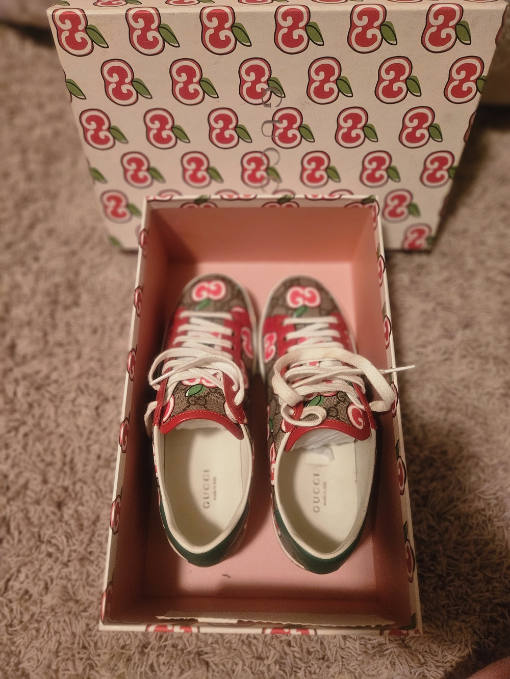 Ace "Chinese Valentines Day" SNEAKERS CHERRY DESIGN POPULAR VINTAGE FIND.